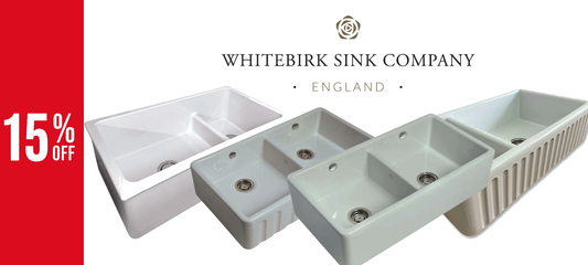 Exciting Limited Time Sale on Whitebirk Kitchen Sinks! 15%