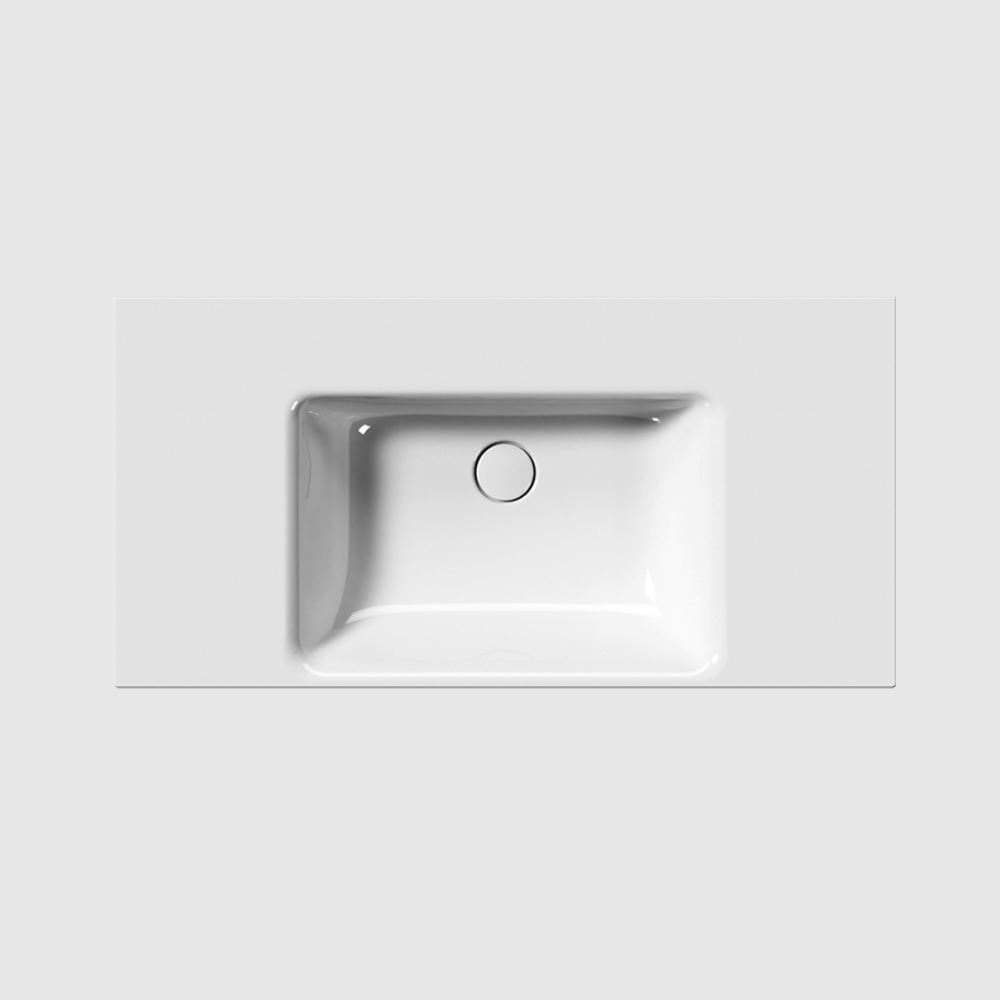 GSI Nubes X 100 x 50 Single Wall Mounted Basin