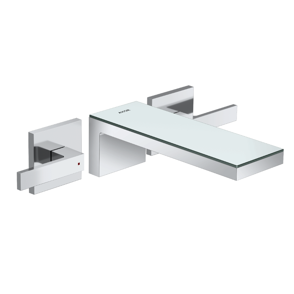 AXOR MyEdition 3-hole basin mixer for concealed installation wall-mounted with spout 221 mm
