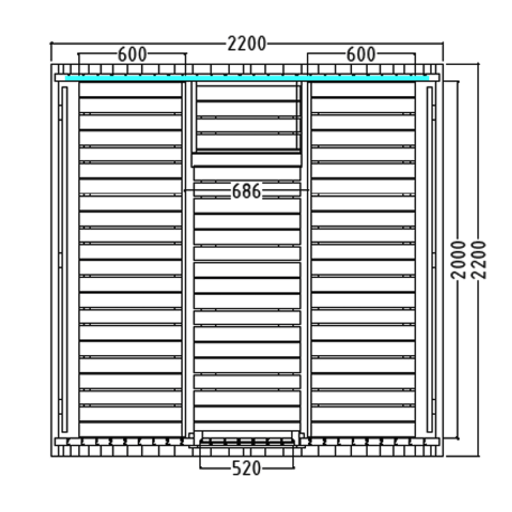 Harvia Kuusi Barrel Sauna 220 KUUSI-220