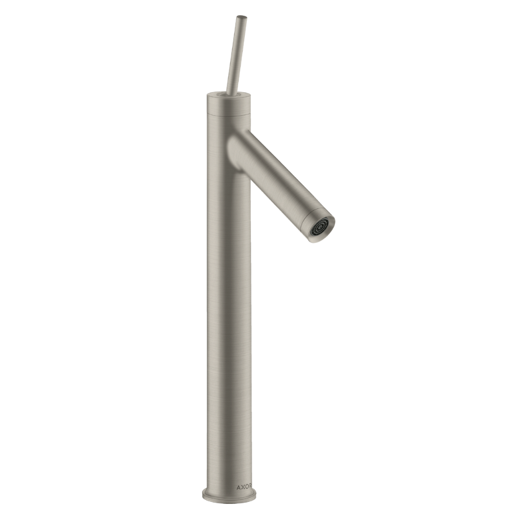 AXOR Starck Single lever basin mixer 250 for wash bowls without waste steel