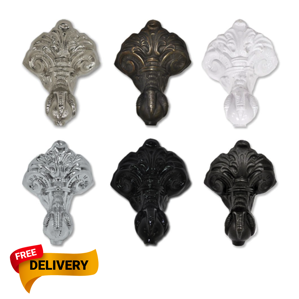 Ashton & Bentley Set of Four Iron Cast Bath Feet (various colours)