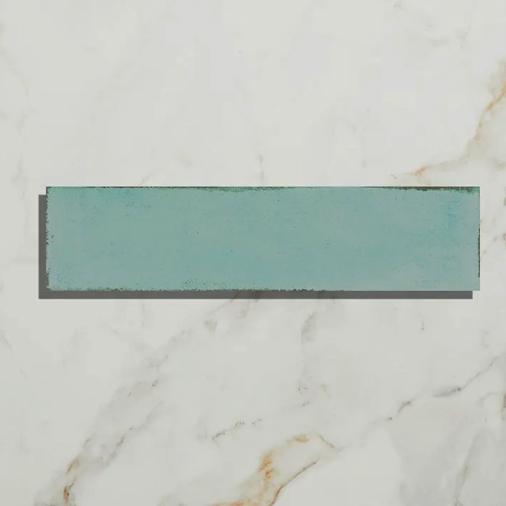 Ca'Pietra Foundry Porcelain 6 x 25cm aqua