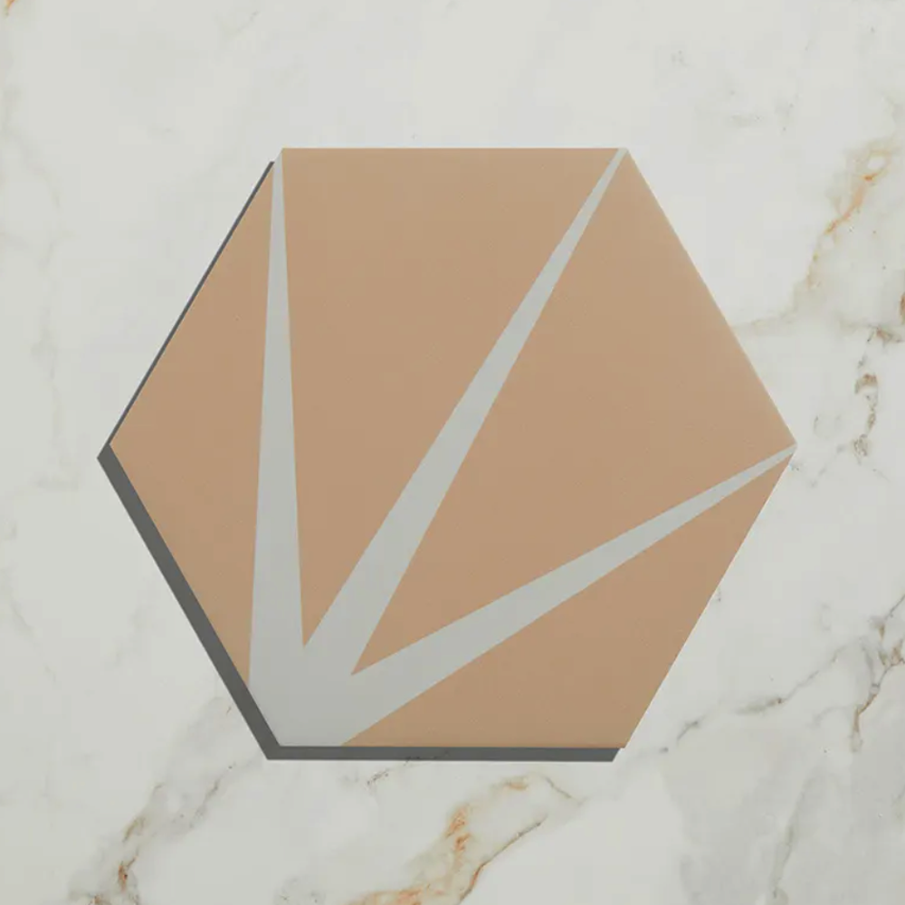 Wooden strip on a marble surface