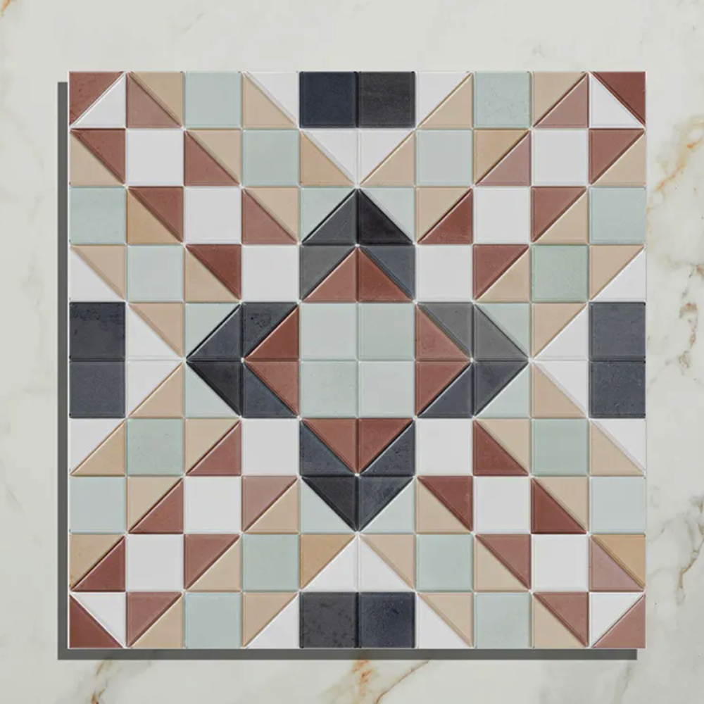 Ca'Pietra Pavilion Porcelain Tile red