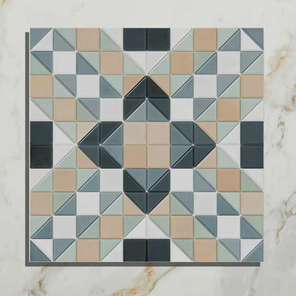 Ca'Pietra Pavilion Porcelain Tile blue