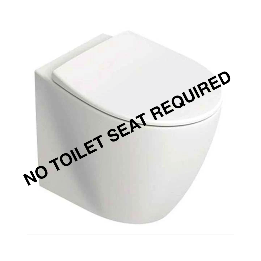 Catalano Italy 52 Floorstanding Toilet with Silentech Flush Glossy White toilet seat