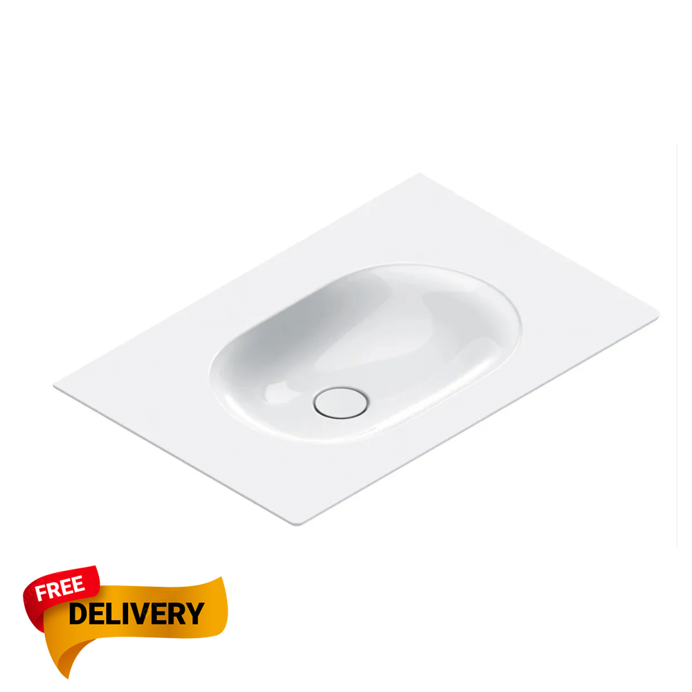 Catalano Sfera 75 Basin 75 x 50cm In White Gloss