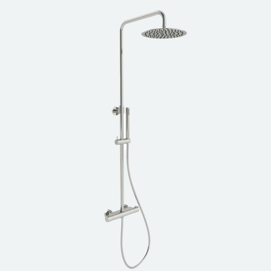 Coalbook Multifunction Shower Bar Mixer System with 250mm Fixed Head & Slide Rail CO3000 ( 4 Colours Available ) chrome