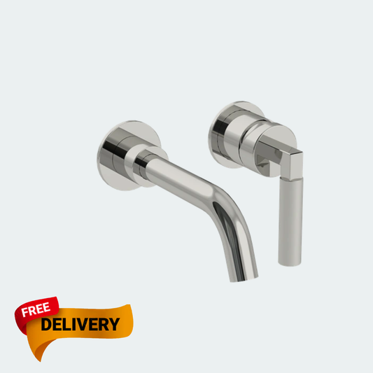 Coalbook Zurich 2TH Wall Mounted Basin Mixer ZU1007 chrome