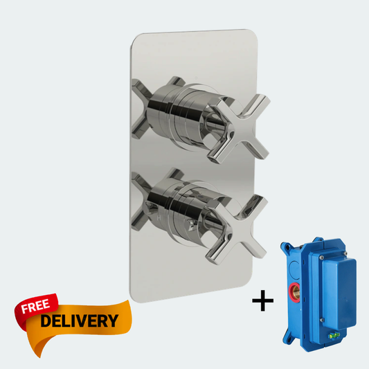 Coalbrook Concealed Shower Valve Trimset - 1 outlet BA3001 chrome