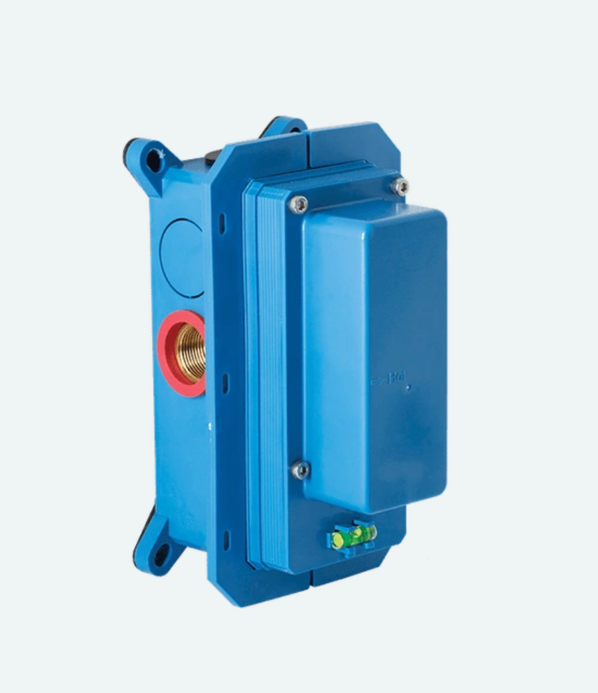 roughConcealed Shower Valve Trimset 1 Outlet DO3001 including C-Box CO3001 rough