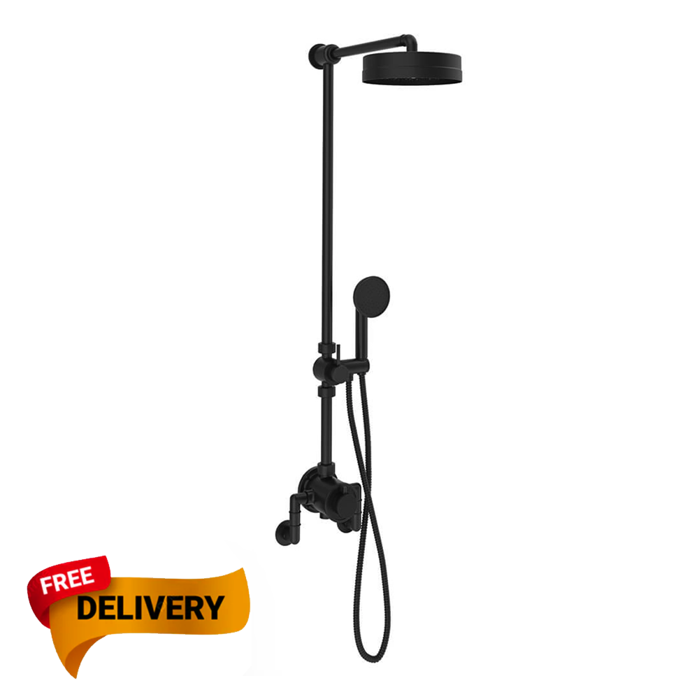 Crosswater MPRO Industrial Multifunction Thermostatic Shower black