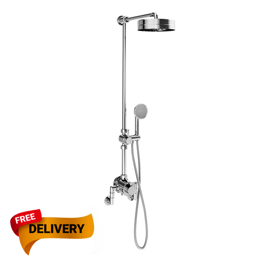 Crosswater MPRO Industrial Multifunction Thermostatic Shower chrome