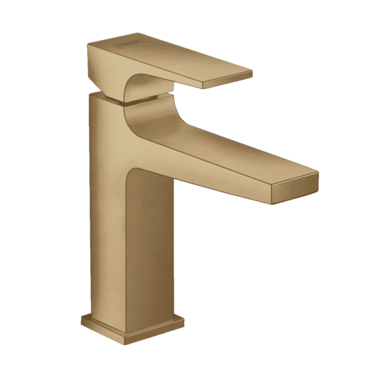 Hansgrohe Metropol Single lever basin mixer 110 with lever handle and push-open waste bronze