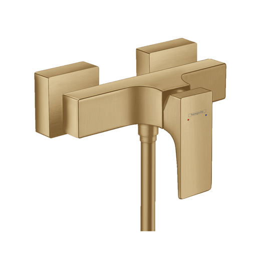 Hansgrohe Metropol Single lever manual shower mixer for exposed installation with lever handle bronze