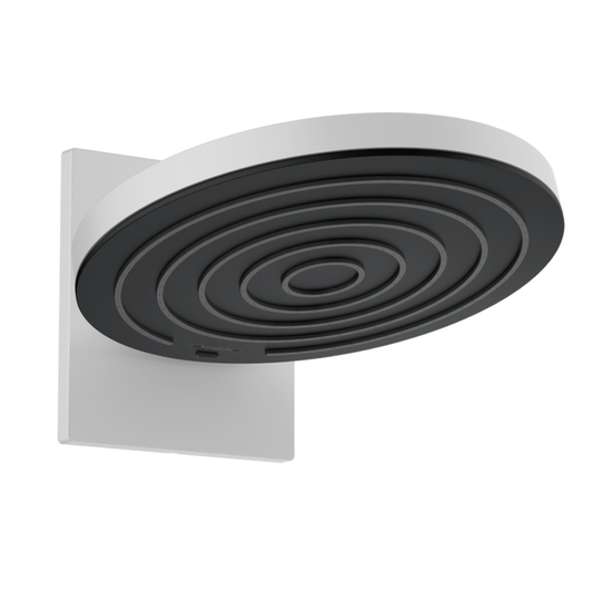 Hansgrohe Pulsify S Overhead shower 260 2jet EcoSmart with wall connector whiteHansgrohe Pulsify S Overhead shower 260 2jet with wall connector w