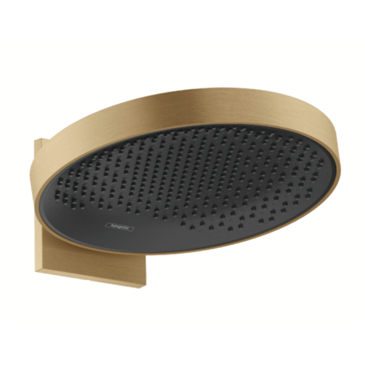 Hansgrohe Rainfinity Overhead shower 360 1jet with wall connector bronze