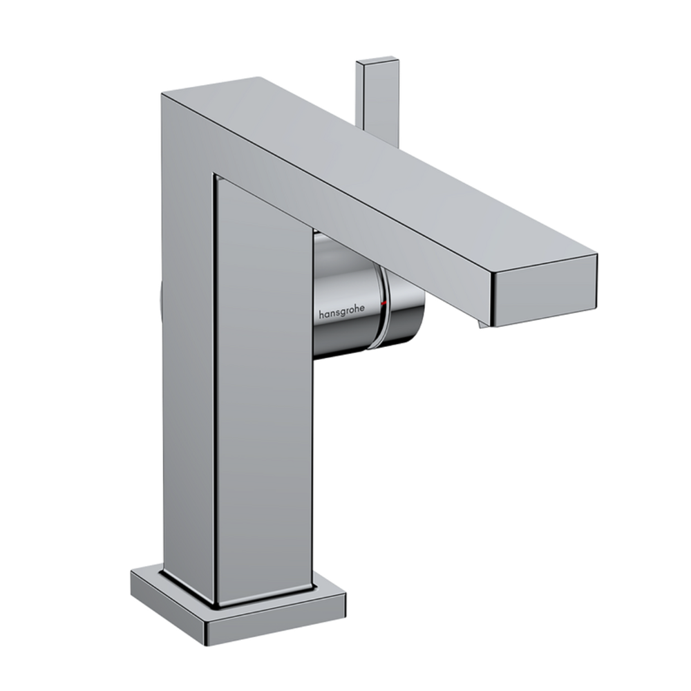 Hansgrohe Tecturis E Single lever basin mixer 110 Fine CoolStart with push-open waste set chrome