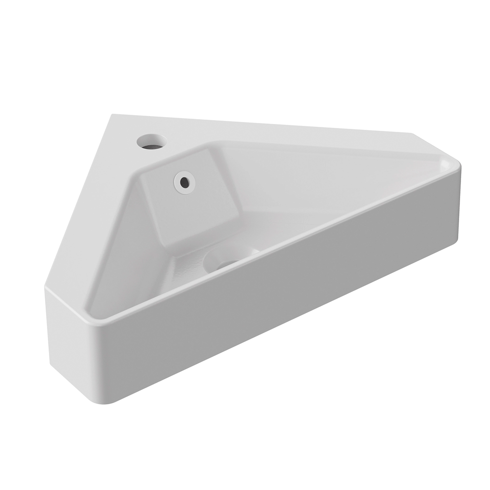 Hib Heaton Corner Cloakroom Basin 2