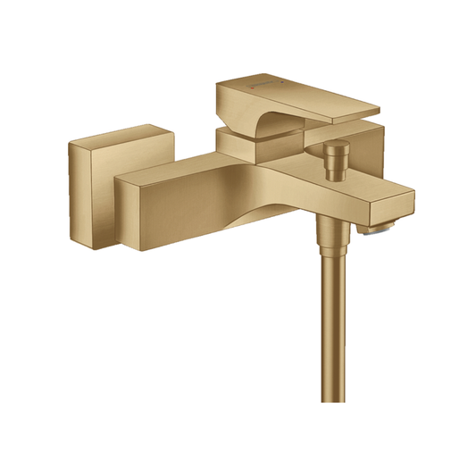 Metropol Single lever manual bath mixer for exposed installation with lever handle bronze