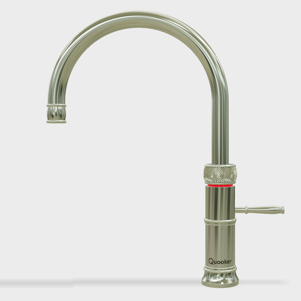 Quooker Classic Fusion Round Boiling, Hot and Cold Water nickel