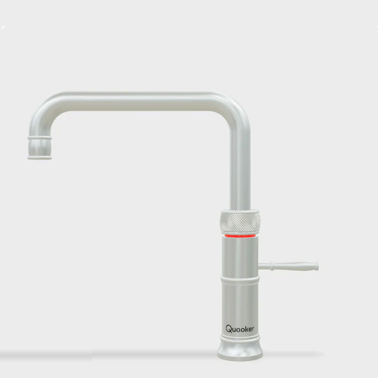 Quooker Classic Fusion Square Boiling, Hot and Cold Water steel