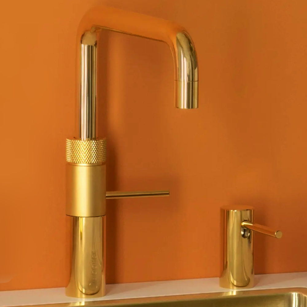 Quooker Fusion Square Boiling hot and Cold Tap gold