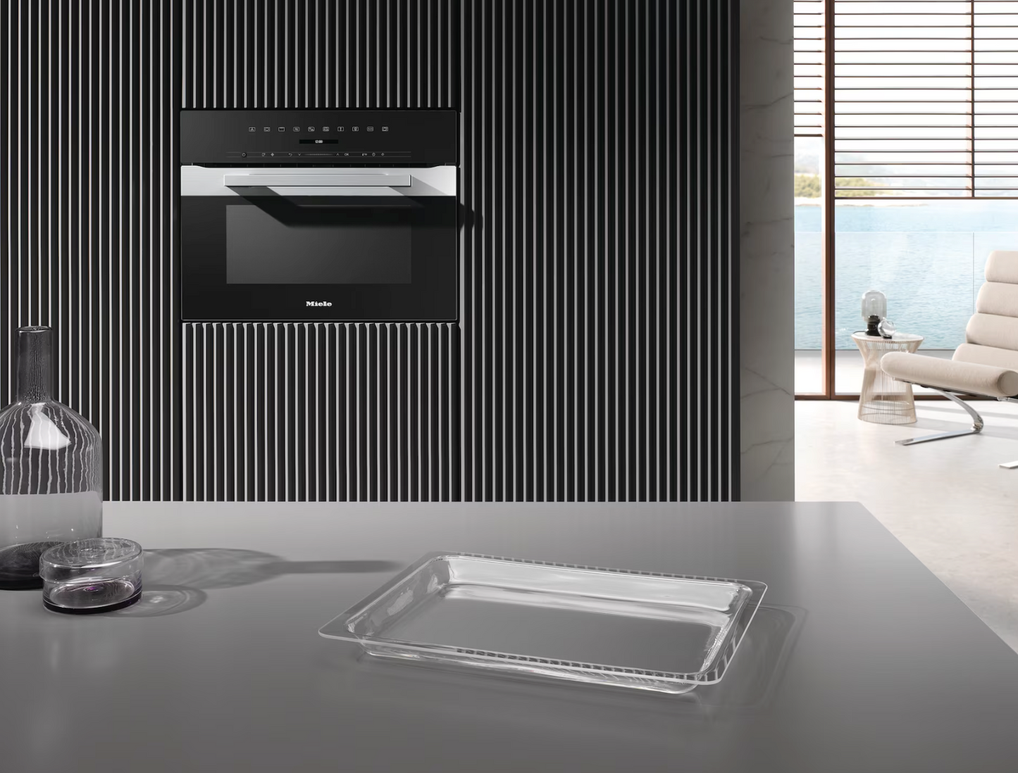 Miele H7240 BM Stainless Steel / Clean Steel Microwave combination Oven