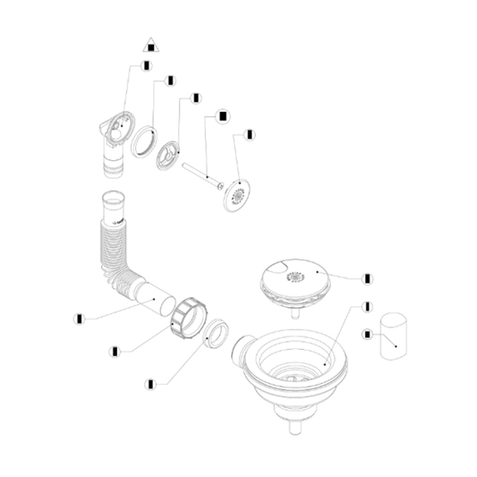 Whitebirk Sink Company 3.5″ Premium Basket Strainer – Lever ( Various Colours ) 2