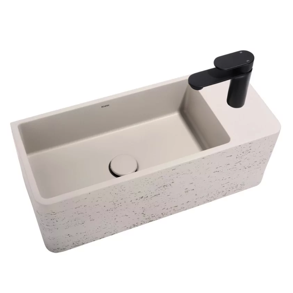 Whitebirk Sink Company Galini Kréte Bathroom Basin Sink light grey