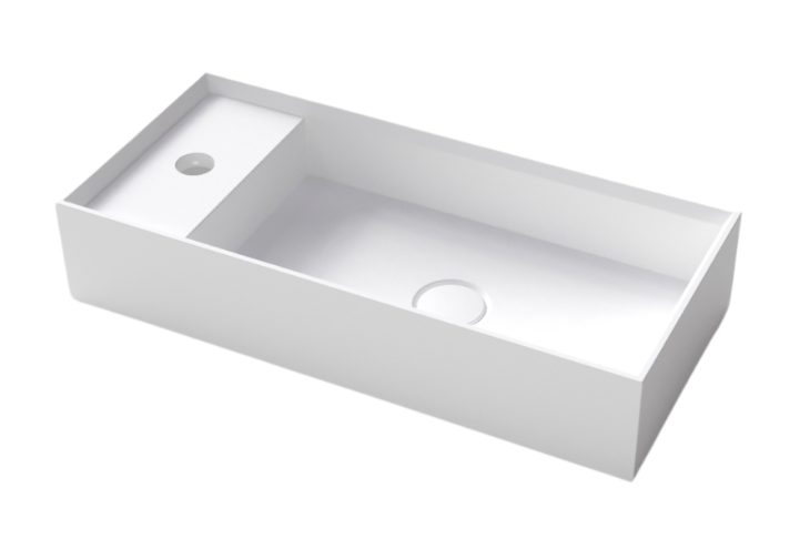 Whitebirk Sink Company Sisi Sink 550 x 250 x 110mm white