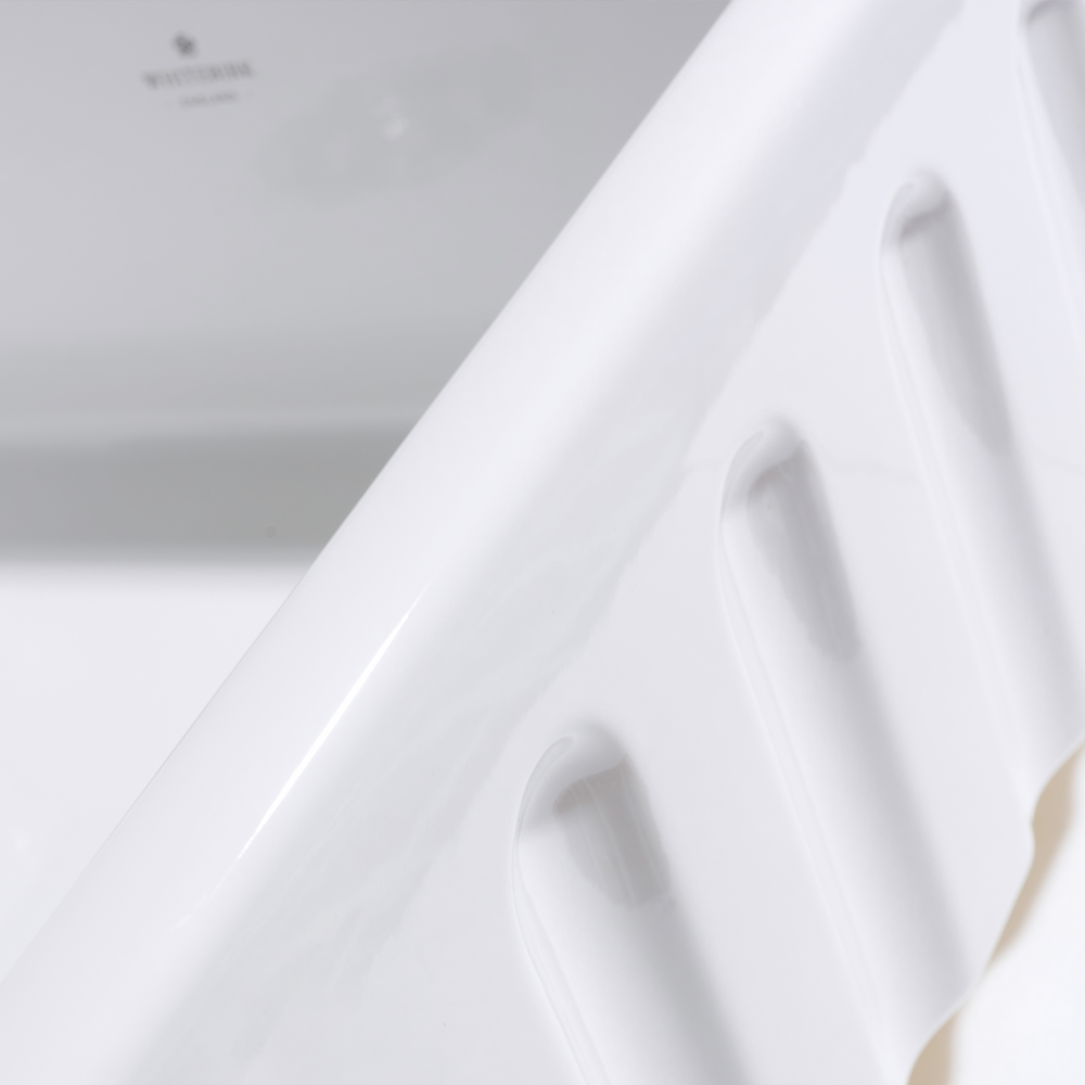 Whitebirk Sink Company Trawden fluted Double Kitchen Sink 4