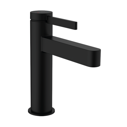 Hansgrohe Finoris Single lever basin mixer 100 with push-open waste set