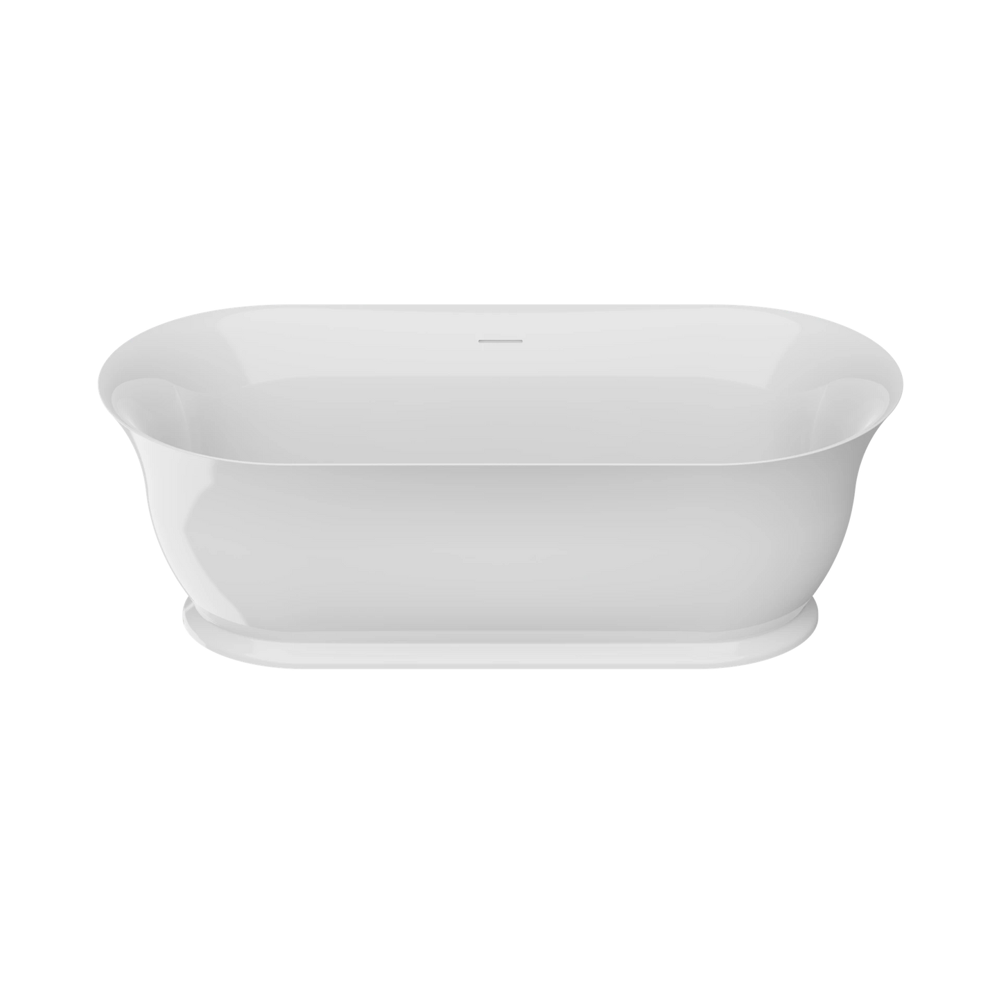 Crosswater Florenza freestanding bath in gloss white, grande 1828 x 864 mm
