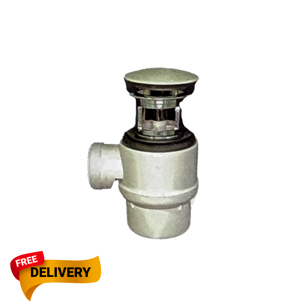 Ashton & Bentley Easy Clean Click Up Bath Waste ( Slotted Chrome )