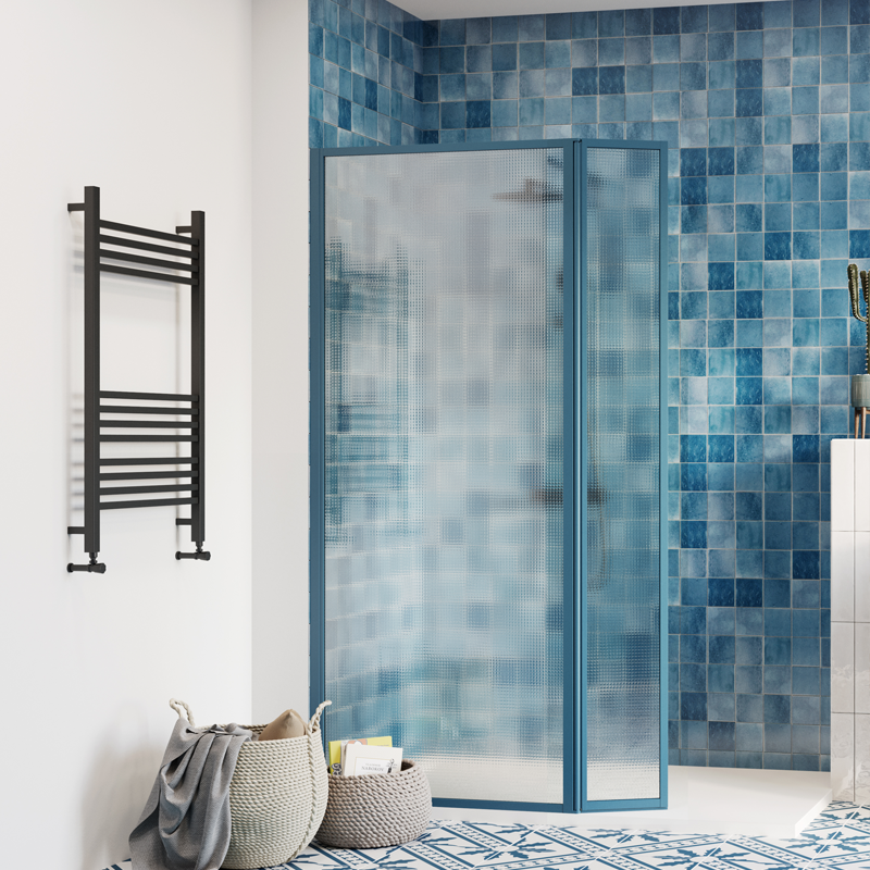 Drench Border Collection Fixed Panels With Flipper Shower Panels