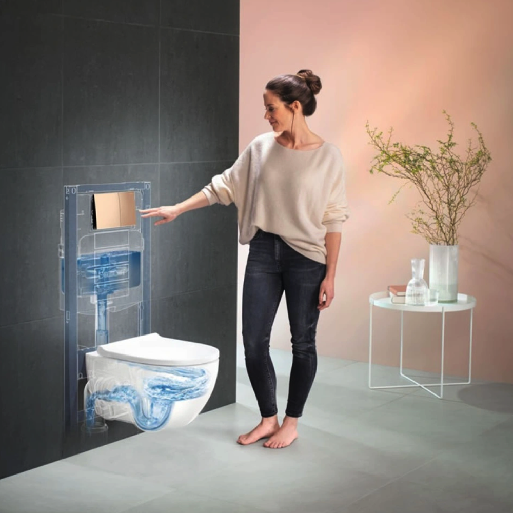 Geberit Duofix 1120mm Concealed Wall-Hung Frame & Sigma Cistern