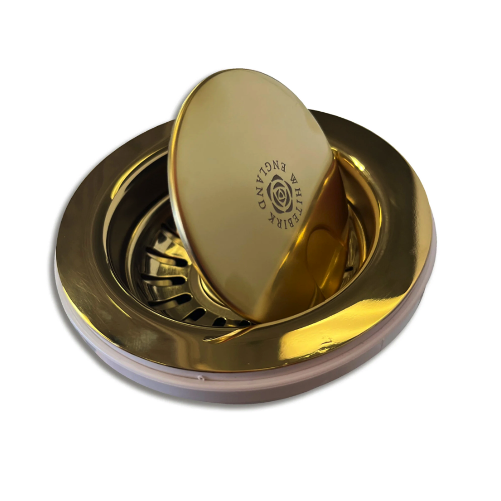 Whitebirk Sink Company 3.5″ Premium Basket Strainer – Lever ( Various Colours )