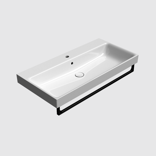 GSI Nubes X 100 x 50 Single Wall Mounted Basin ( Gloss White )