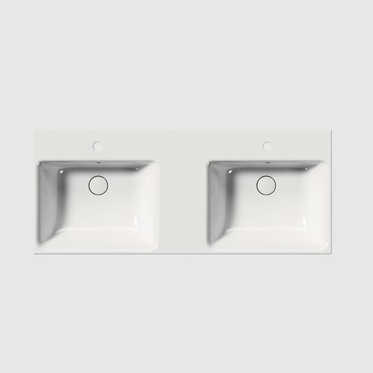 GSI Nubes X 120 x 50 Double Wall Mounted Basin