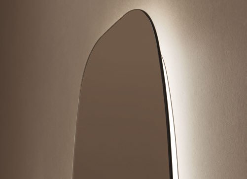 Origins Living Claris Barrel LED Mirror detail