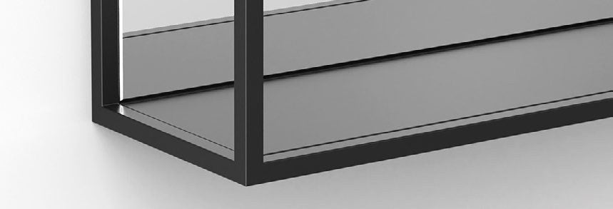Origins Living Docklands Mirror with Shelf detail
