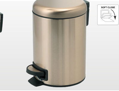 Origins Living Potty Pedal Bin 3L in Brushed Brass