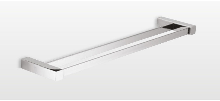 Origins Living Spluga Double Towel Rail in Chrome