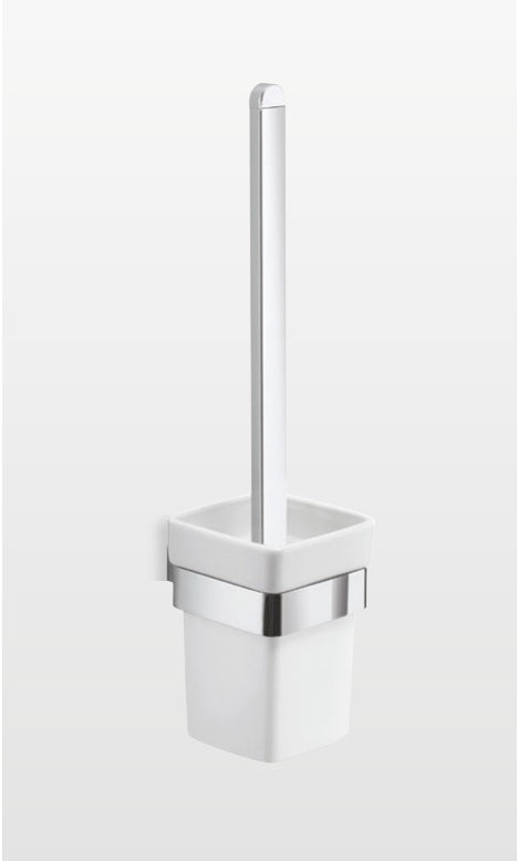 Origins Living Spluga WC Brush Set Wall Mounted in Chrome
