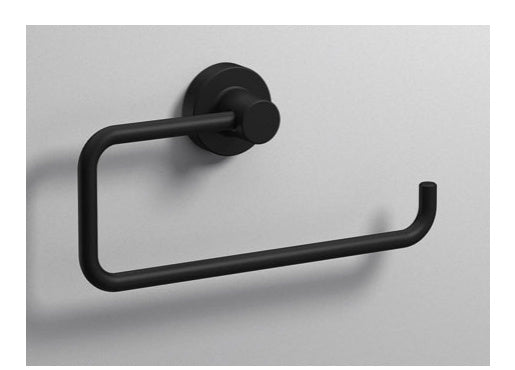 Origins Living Tecno Project Open Towel Ring in Matt Black