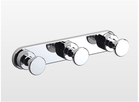 Origins Living Tecno Project Triple Hook in Chrome