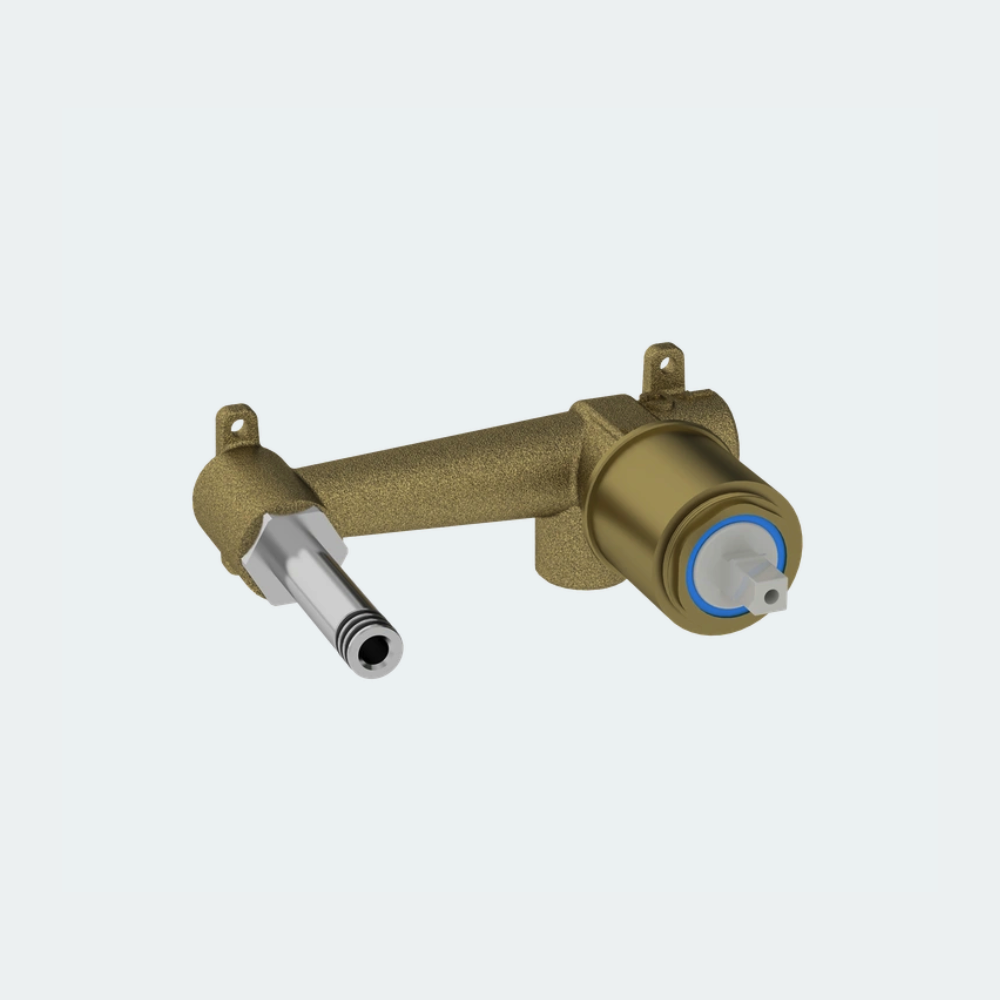 Coalbook Domo 2TH Wall Mounted Basin Mixer with Plate DC1009 ( 4 Colours Available )