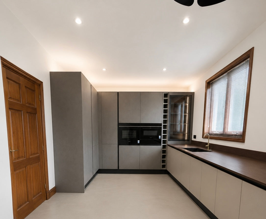 An Oxidised Iron Kitchen in Trentham